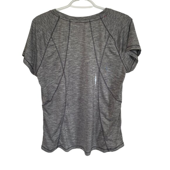 Avia women's XL gray heather stretchy pullover short sleeve crew neck t-shirt - Picture 7 of 10